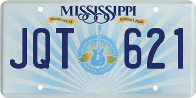 MS license plate JQT621