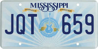 MS license plate JQT659