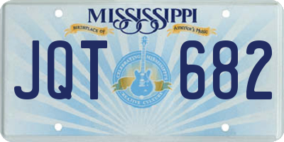 MS license plate JQT682