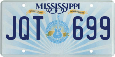 MS license plate JQT699