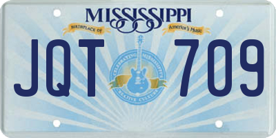 MS license plate JQT709