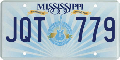 MS license plate JQT779