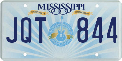 MS license plate JQT844