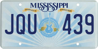 MS license plate JQU439