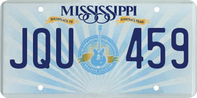 MS license plate JQU459