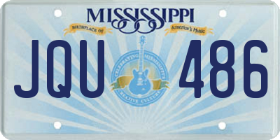 MS license plate JQU486