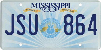 MS license plate JSU864