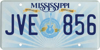 MS license plate JVE856