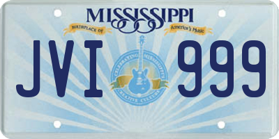 MS license plate JVI999