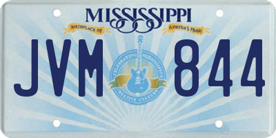 MS license plate JVM844