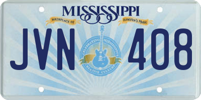 MS license plate JVN408