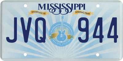 MS license plate JVQ944