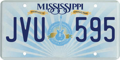 MS license plate JVU595