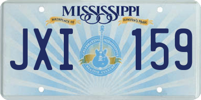 MS license plate JXI159