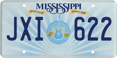 MS license plate JXI622