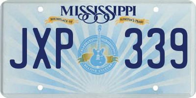 MS license plate JXP339
