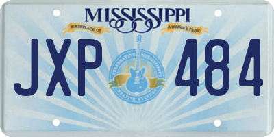 MS license plate JXP484