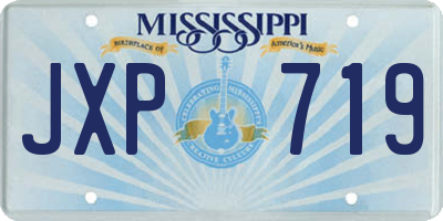 MS license plate JXP719