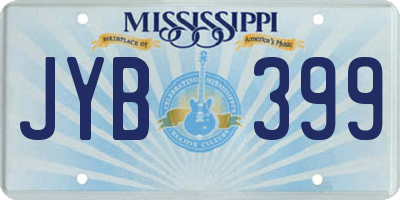 MS license plate JYB399