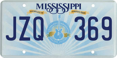 MS license plate JZQ369