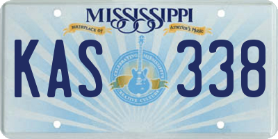 MS license plate KAS338