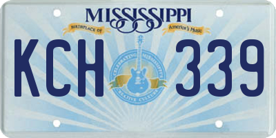MS license plate KCH339