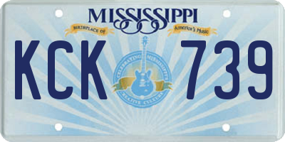 MS license plate KCK739