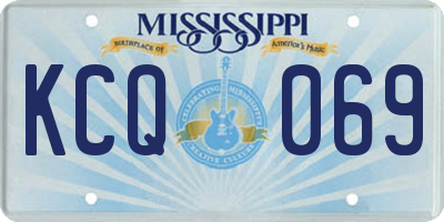 MS license plate KCQ069