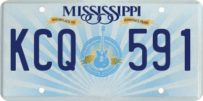 MS license plate KCQ591