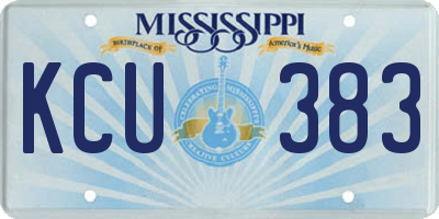 MS license plate KCU383