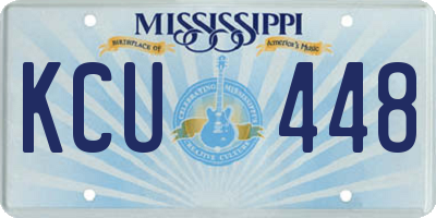 MS license plate KCU448