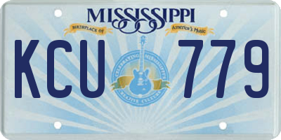 MS license plate KCU779