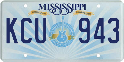 MS license plate KCU943