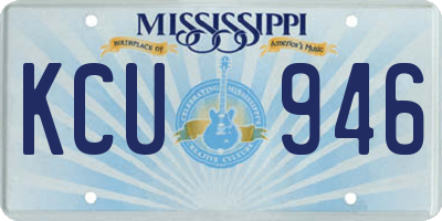 MS license plate KCU946