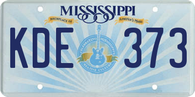 MS license plate KDE373