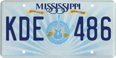 MS license plate KDE486