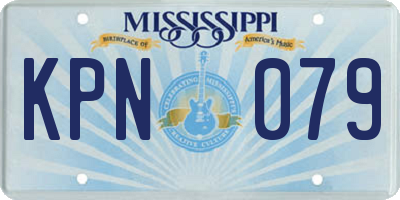 MS license plate KPN079