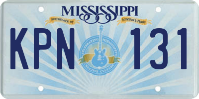 MS license plate KPN131