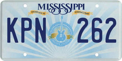 MS license plate KPN262