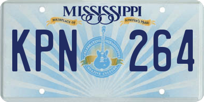 MS license plate KPN264