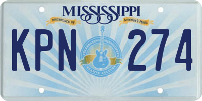 MS license plate KPN274