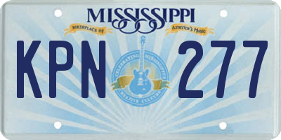 MS license plate KPN277