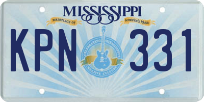 MS license plate KPN331