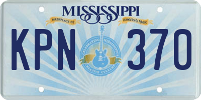 MS license plate KPN370