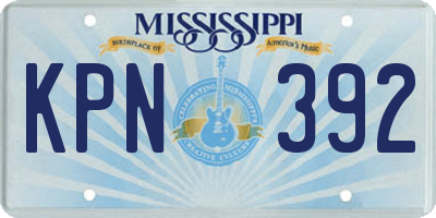 MS license plate KPN392