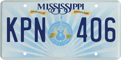 MS license plate KPN406