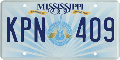 MS license plate KPN409