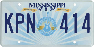 MS license plate KPN414