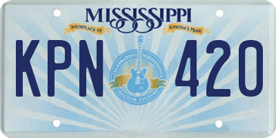MS license plate KPN420