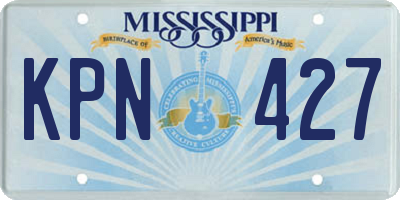 MS license plate KPN427